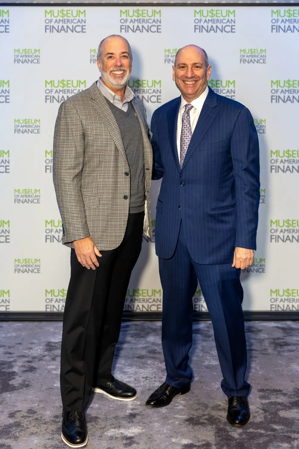 David Cowen with Trustee Ric Edelman at the 2024 MoAF Gala