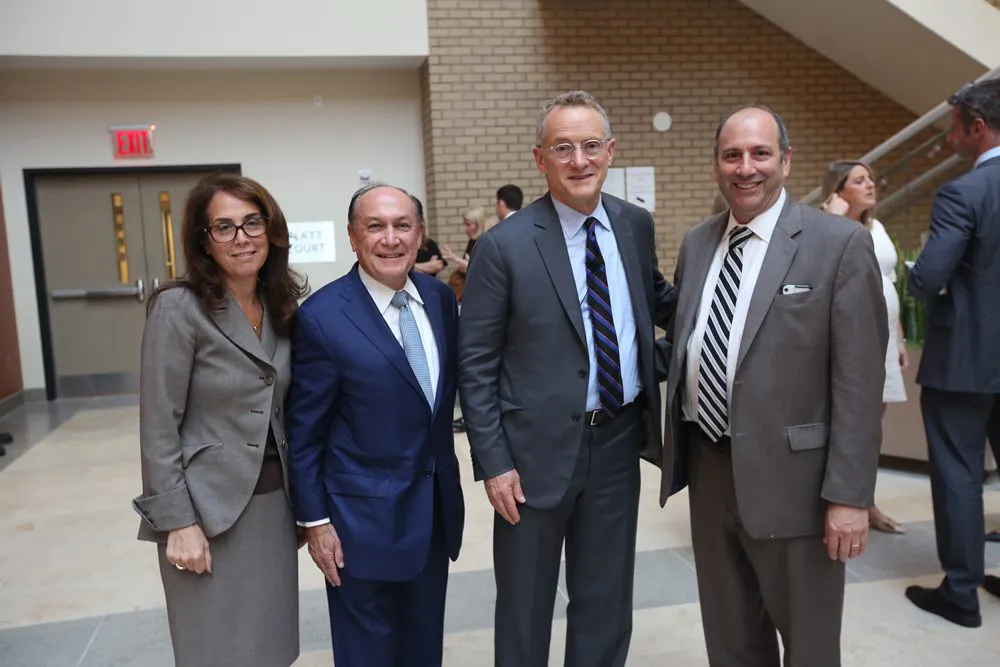 Fordham University Gabelli School Dean Donna Rapaccioli, MoAF Trustee Mark Shenkman, legendary investor Howard Marks and David Cowen