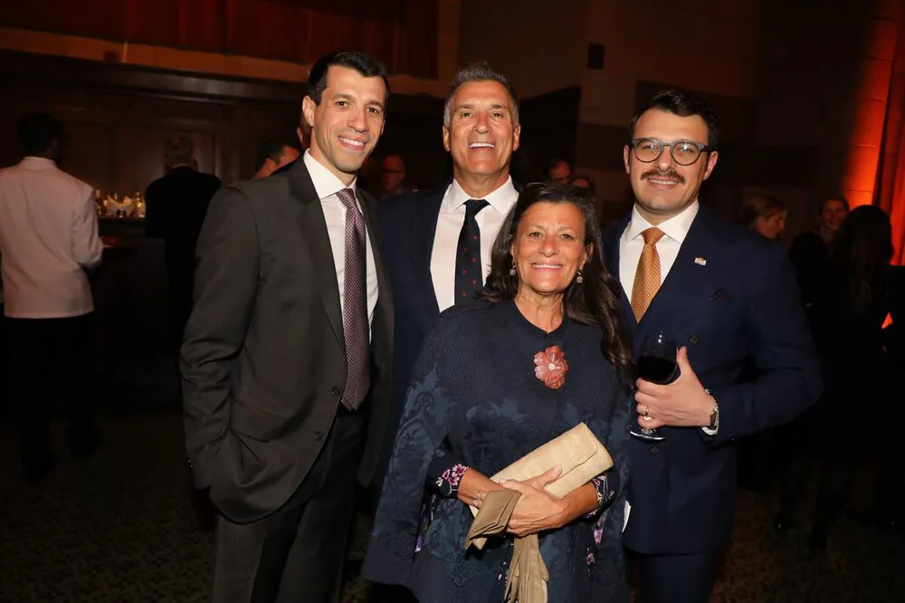 Vincent Viola and family at 2023 MoAF Gala. Photographer: Amanda Gordon/Bloomberg