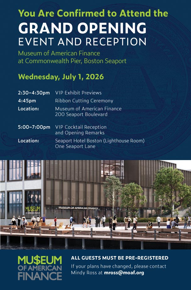MoAF Boston Grand Opening Confirmation