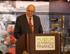 Paul Volcker at 2009 gala