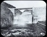 New Croton Dam Spillway, 1907. Photographer P. P. Pullis, Bureau of Water Supply Collection, NYC Municipal Archives.
