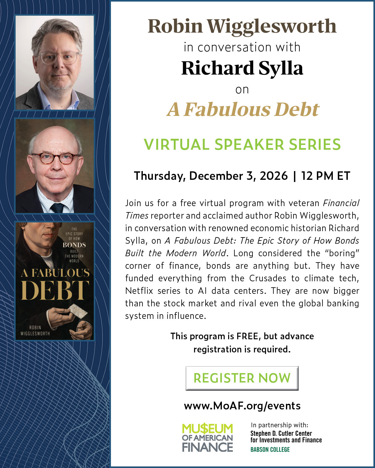 Robin Wigglesworth and Dick Sylla on A Fabulous Debt