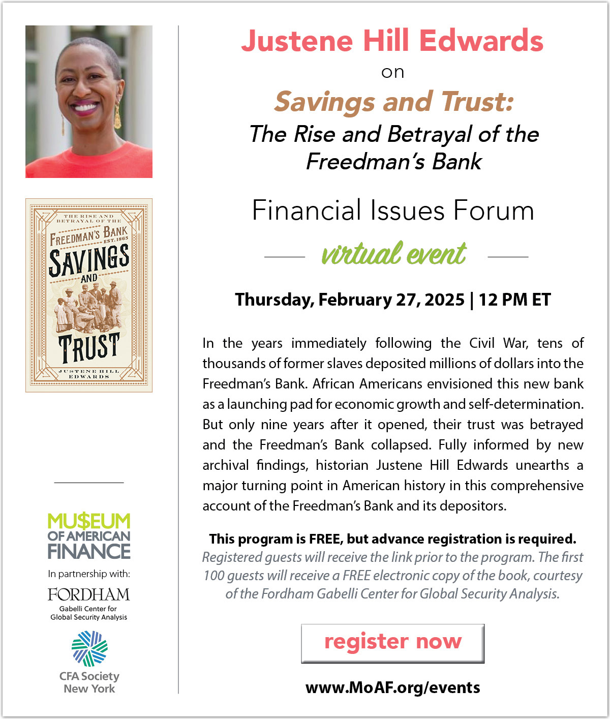 Justene Hill Edwards on Savings and Trust