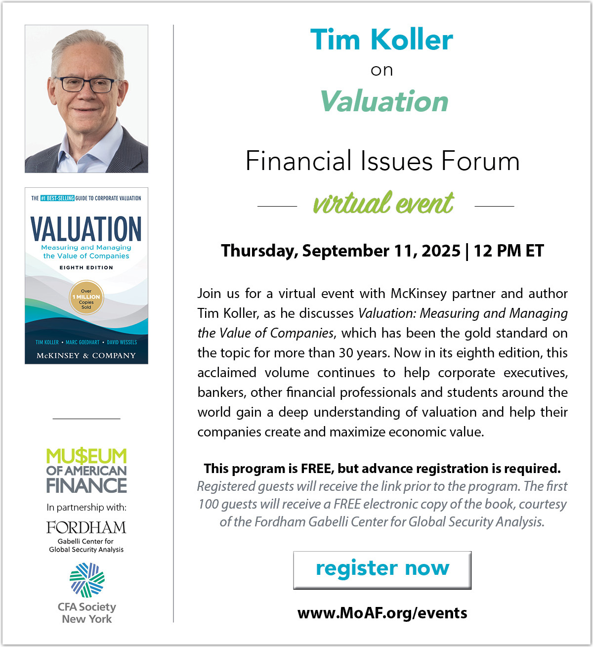 Tim Koller onValuation