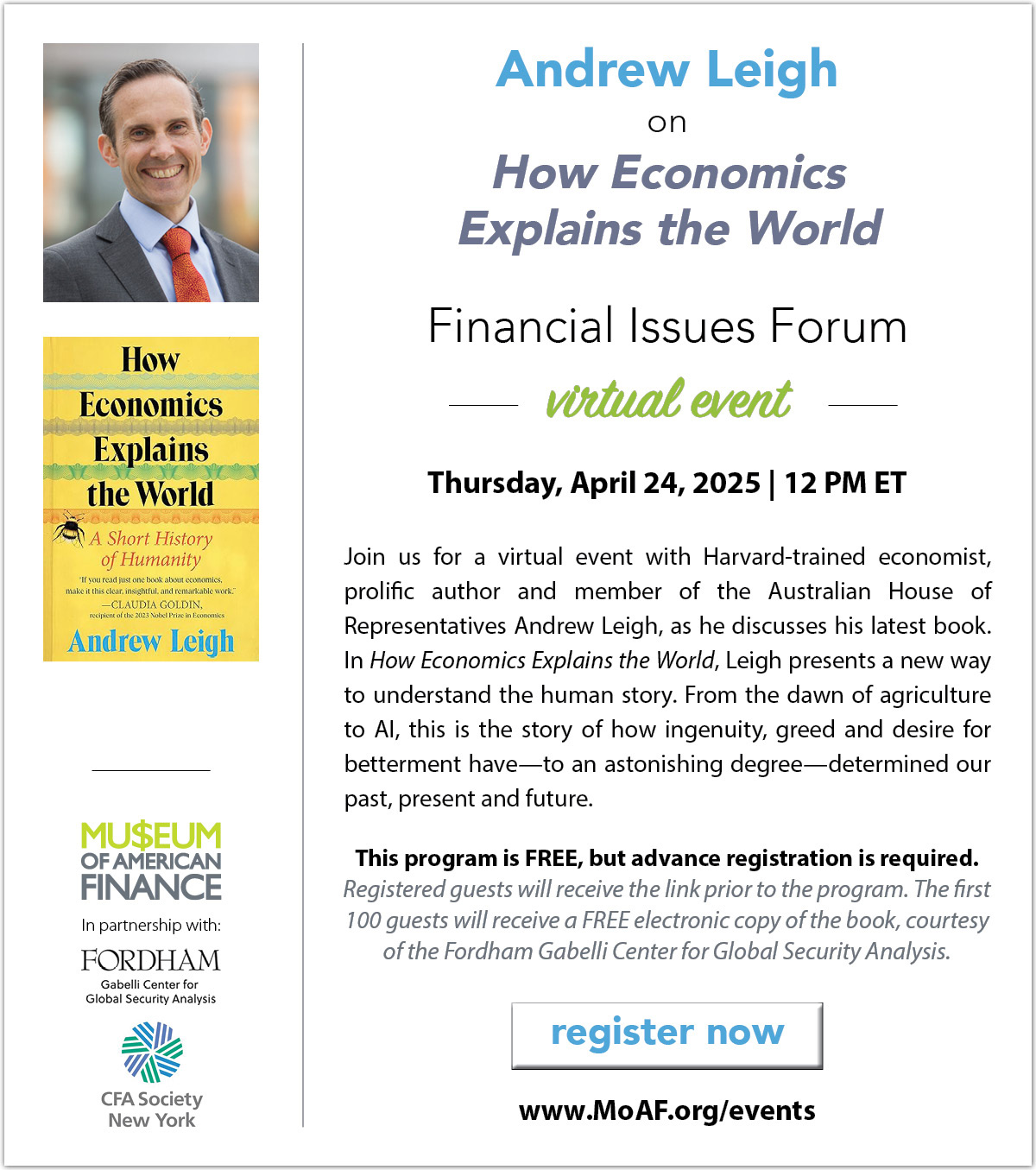 Andrew Leigh on How Economics Explains the World