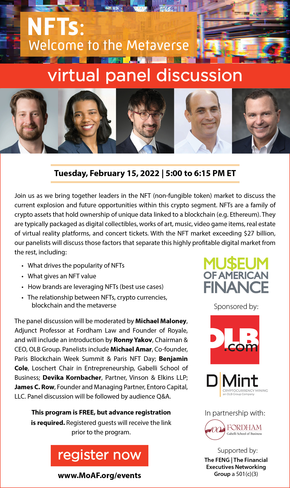 NFTs Virtual Panel Discussion