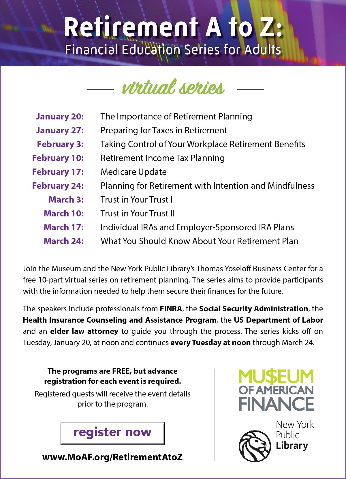 2026 Retirement A to Z Series