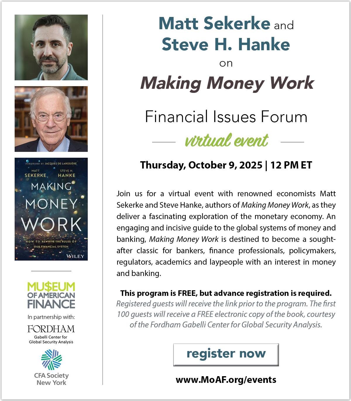 Matt Sekerke and Steve Hanke on Making Money Work