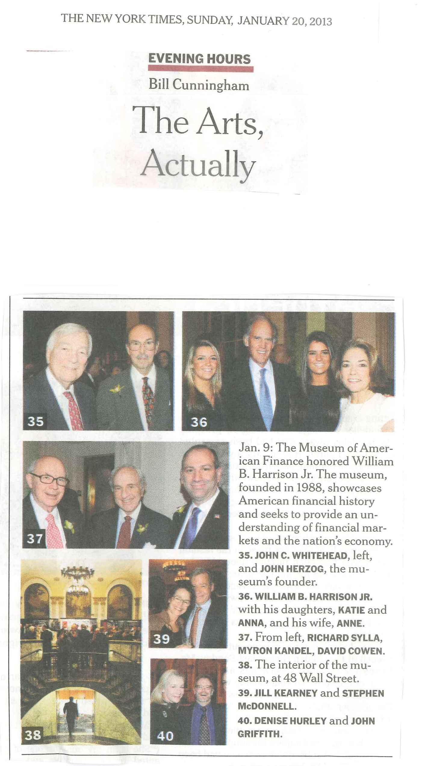 MoAF Gala Featured in NYT Sunday Style